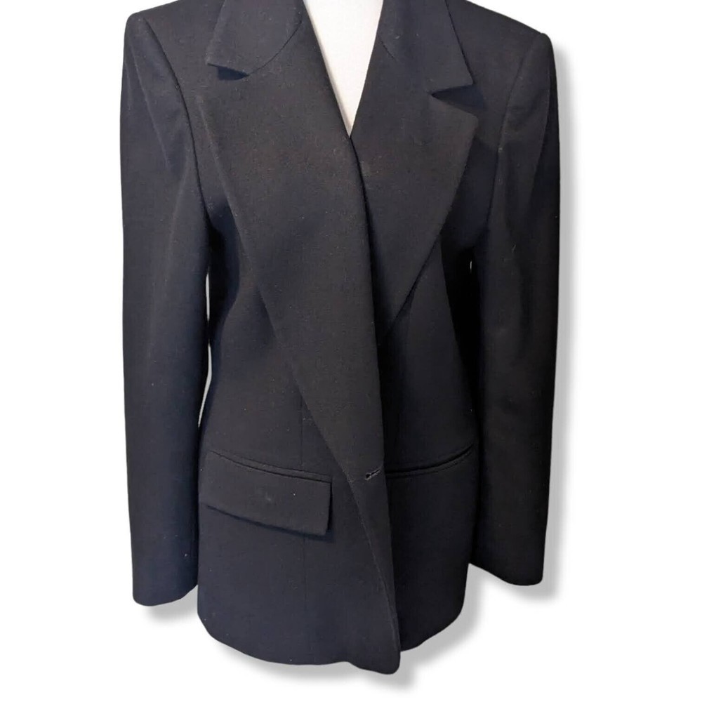 Pendleton Black Tailored Wool Blazer Jacket
